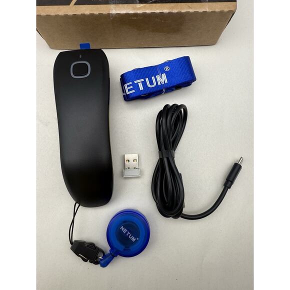 NETUM QR Code Scanner Mini Barcode Scanner - Bluetooth Compatible, Portable USB - Picture 11 of 13